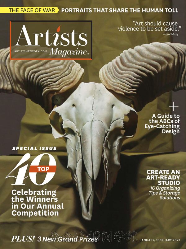 Artists Magazine 艺术家杂志 2023年1月&2月刊 (.PDF)