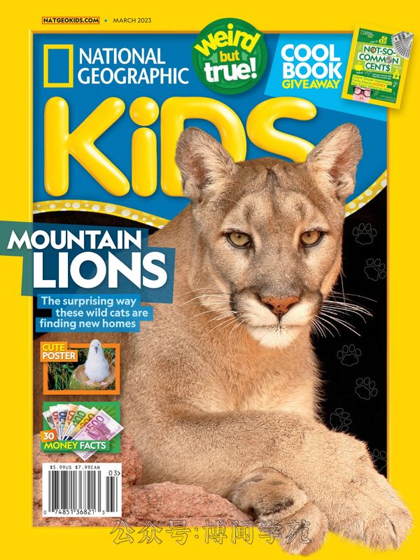 National Geographic Kids 国家地理少儿版 2023年3月刊 (.PDF)