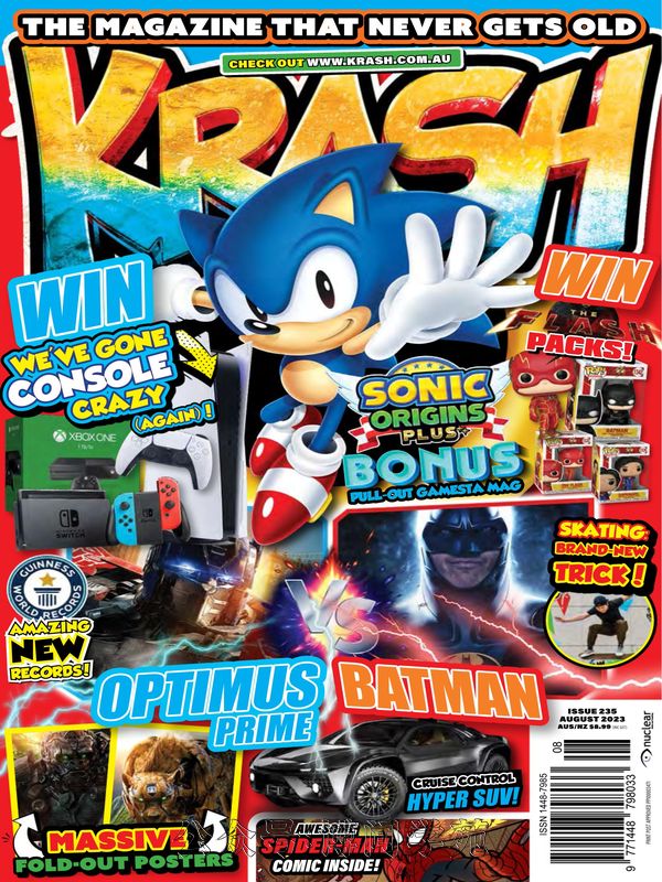 Krash Krash男生动画电玩杂志 2023年8月刊 (.PDF)